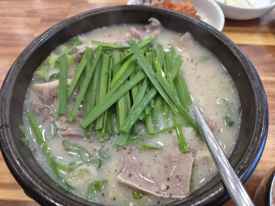 Special sundae-guk and its sundae