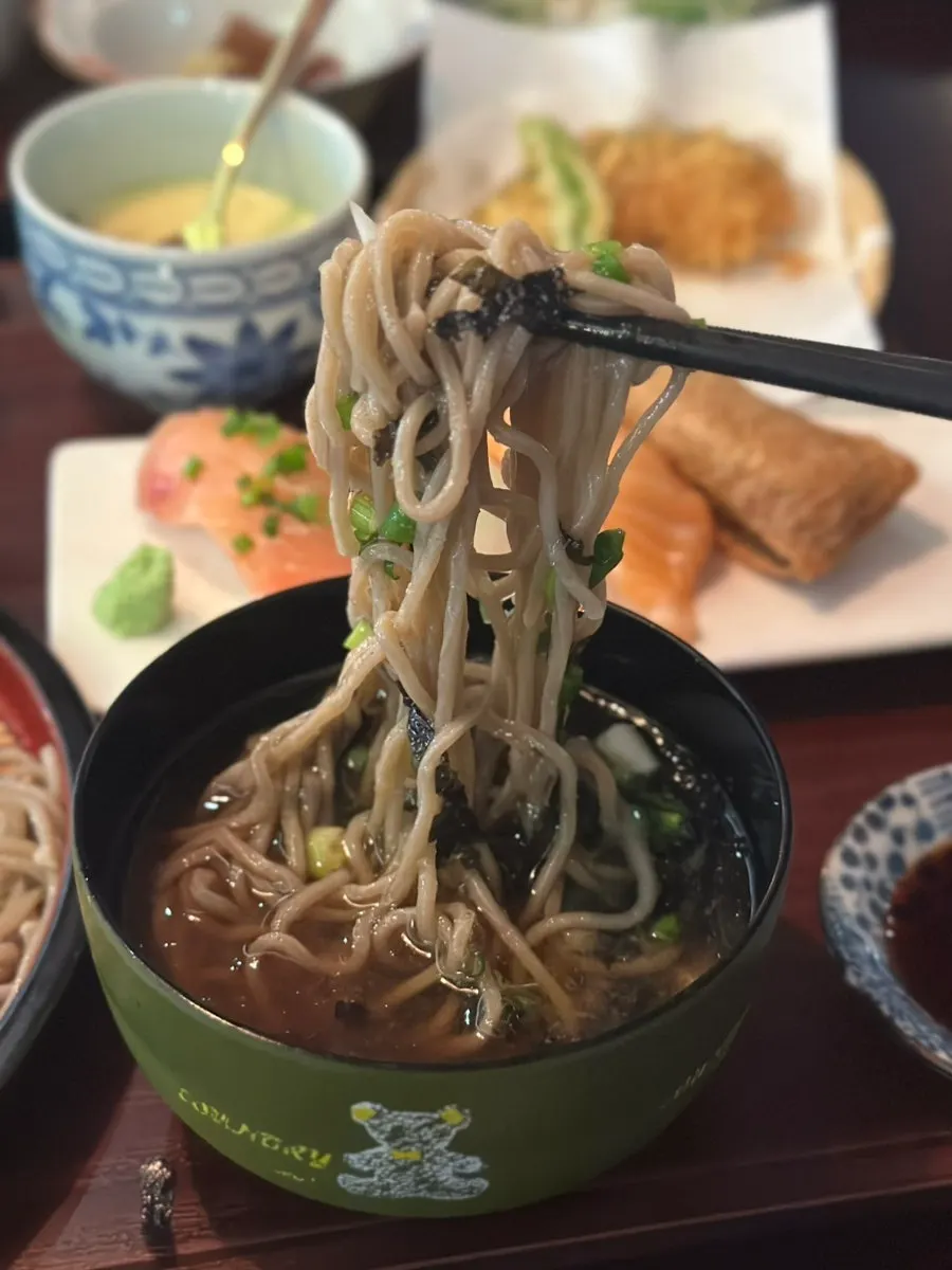 쫄깃한 메밀면