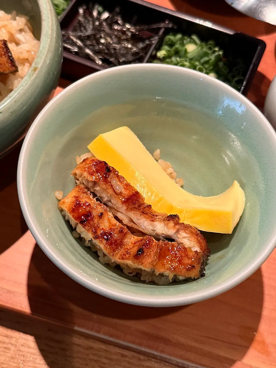 Unatama made by mixing in dashimaki tamago rolled egg