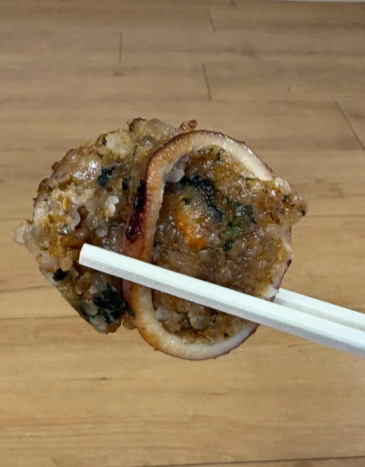 속재료가 넉넉한 누룽지 오징어순대