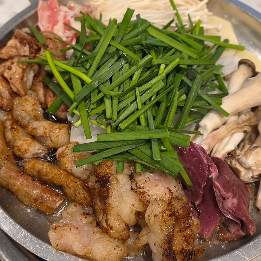 곱창 대창 막창 염통 삼겹 양지로 구성된 황곱 모둠 한판