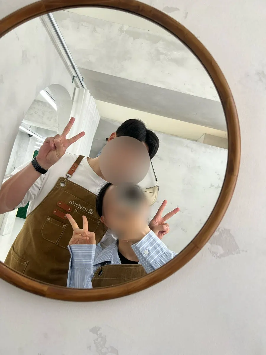 앞치마를 매고 시작한 반지 만들기
