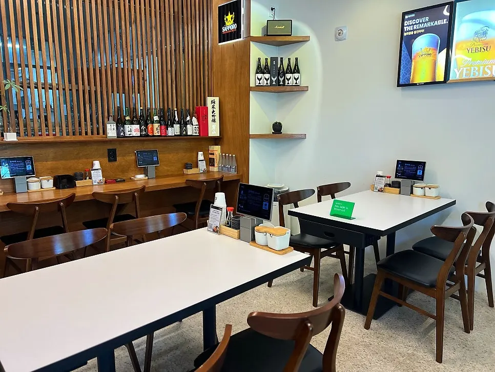 Interior view of Hwangje Sushi Ilsan Main Branch
