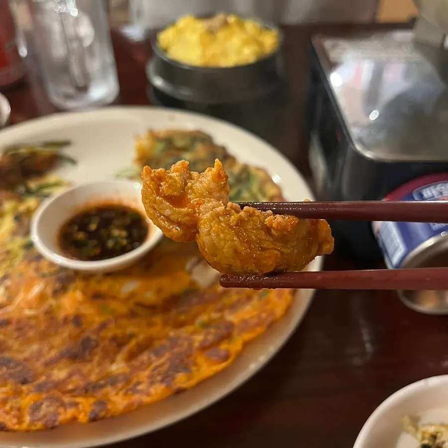 Galbi-jjim meat soaked through with seasoning