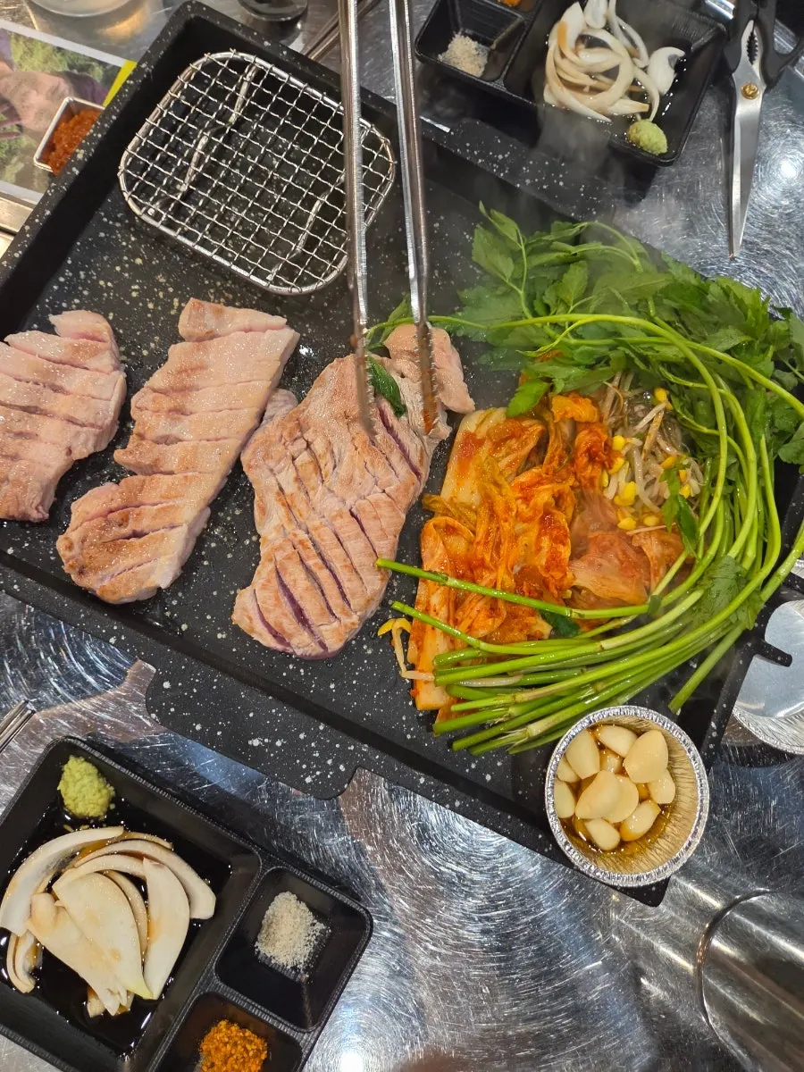 Coupon and event info given after checkout at Hwapyeongjip