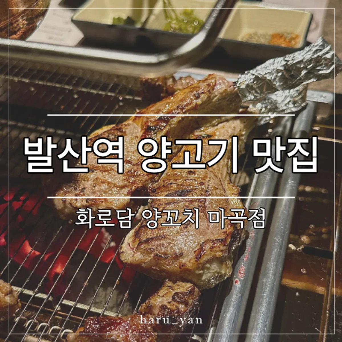 Featured photo of lamb chops at Hwarodam Yang Kkochi Magok