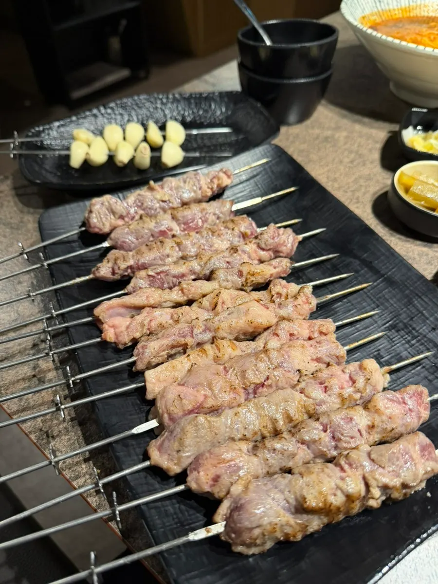 마파두부와 함께 차려진 상