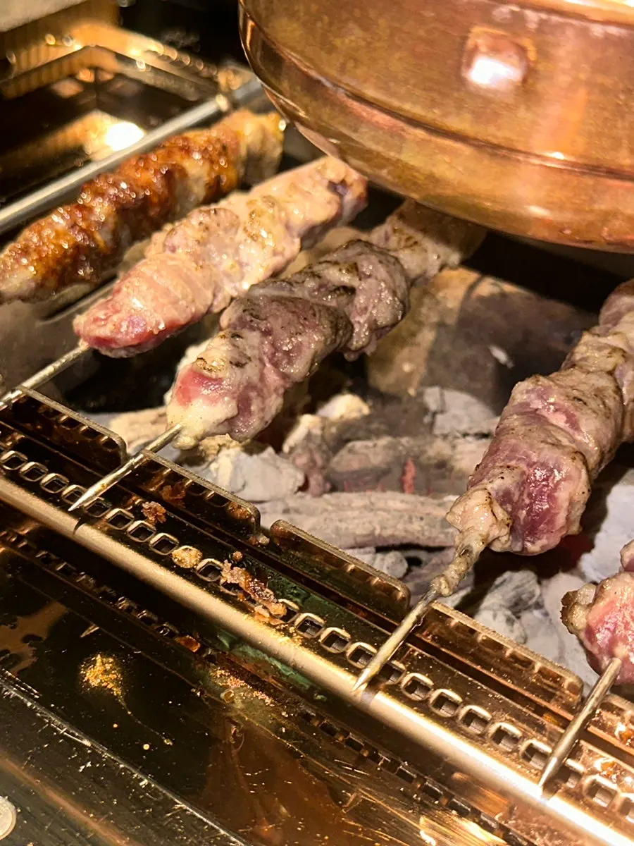 양등심꼬치와 두툼양꼬치 비교
