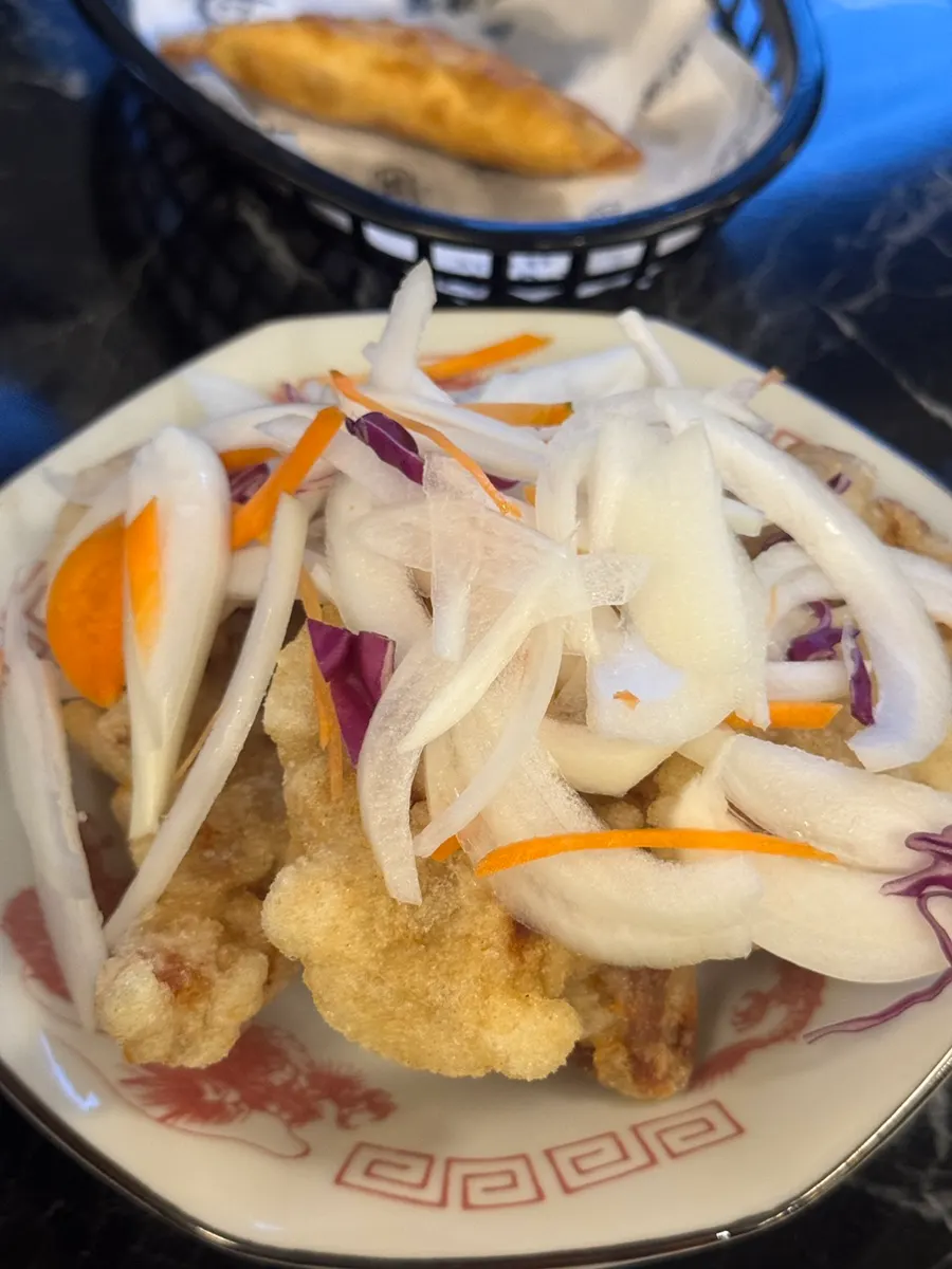Sweet and sour pork plate from the solo set