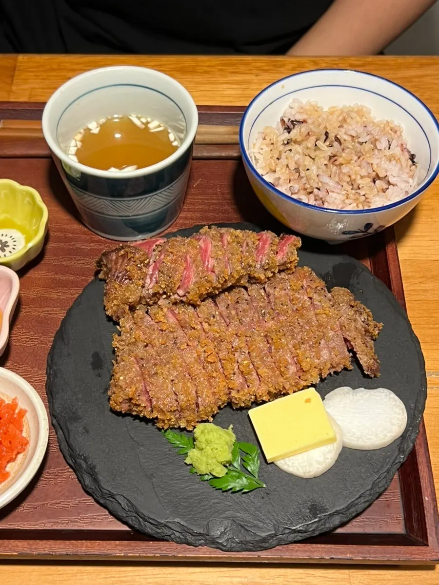 규카츠 클로즈업
