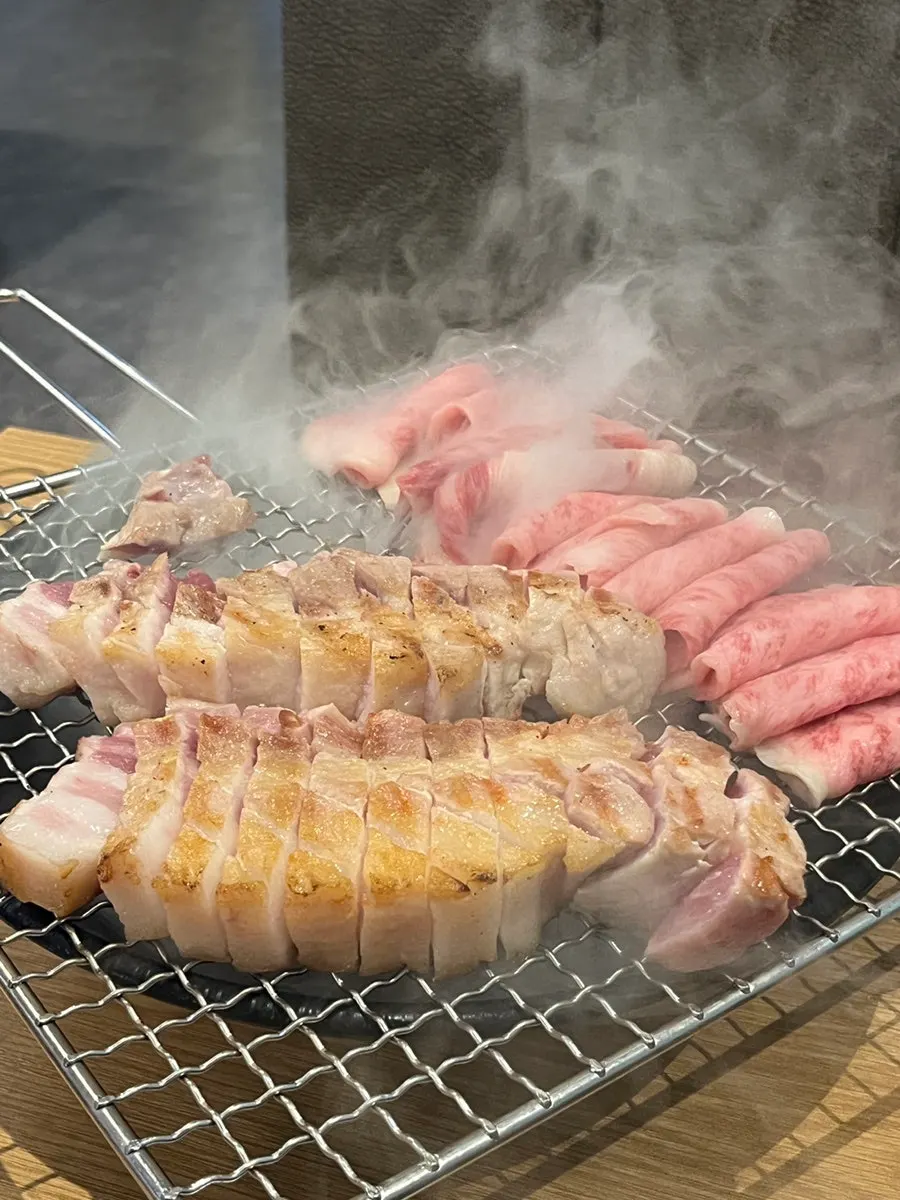 화성시청 고기집 모락모락정육식당 방문 모습