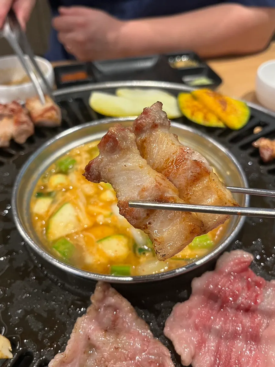 모락모락정육식당 매장 내부 분위기
