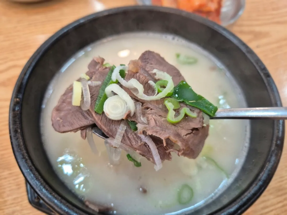 하가네나주곰탕 화성우정점 방문 사진
