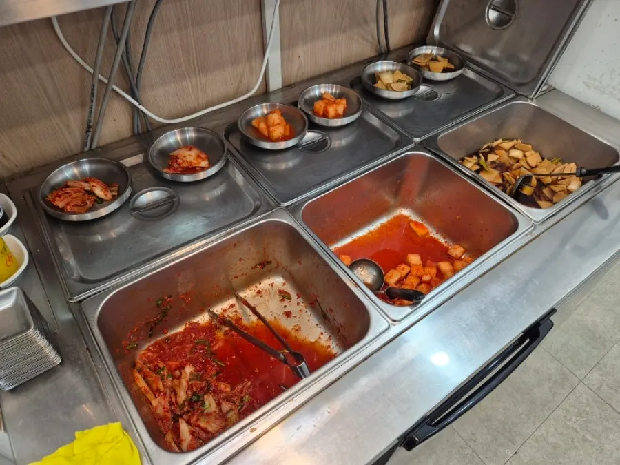 추가 반찬 셀프바