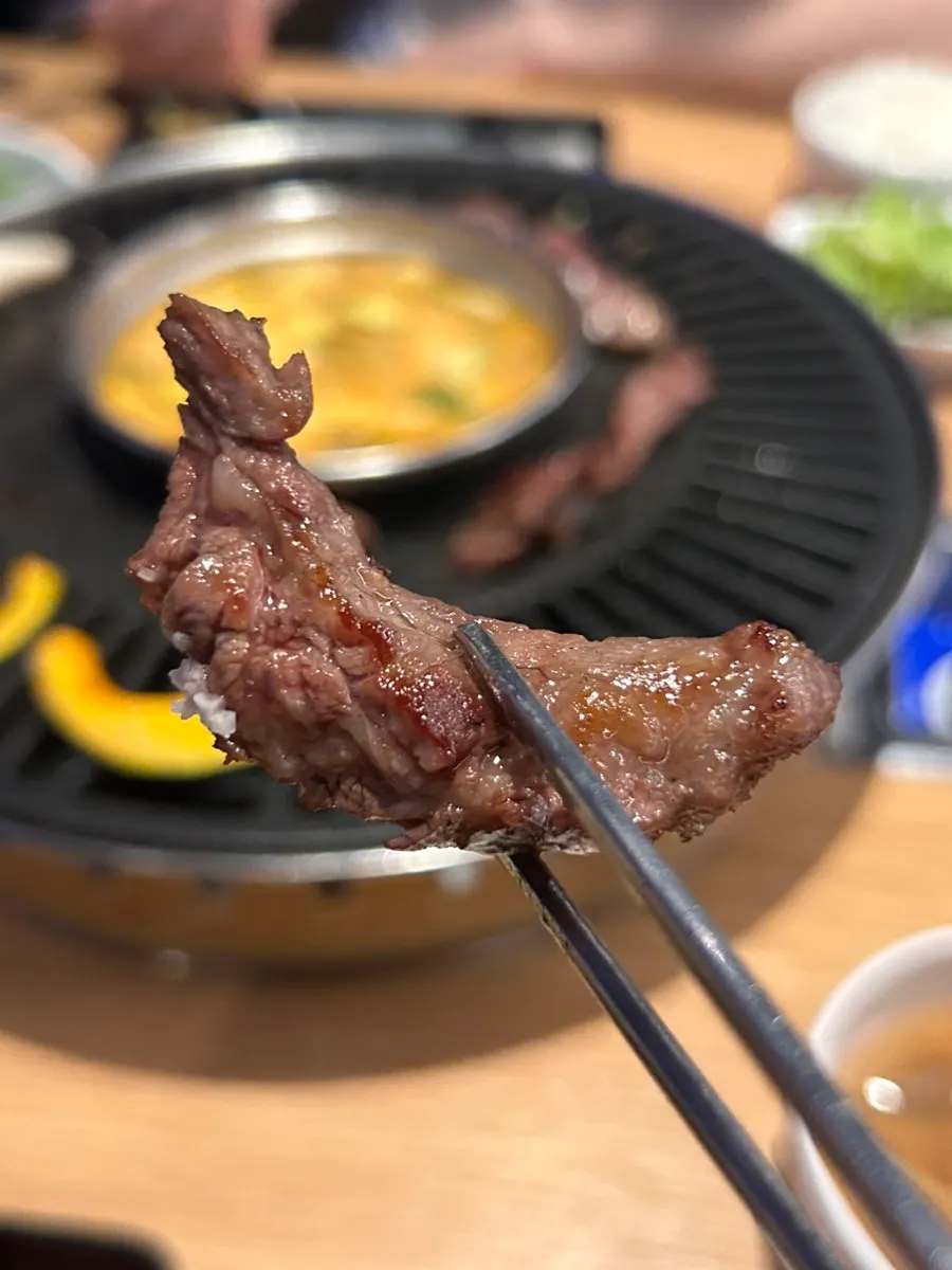 Grilled meat retaining its juices