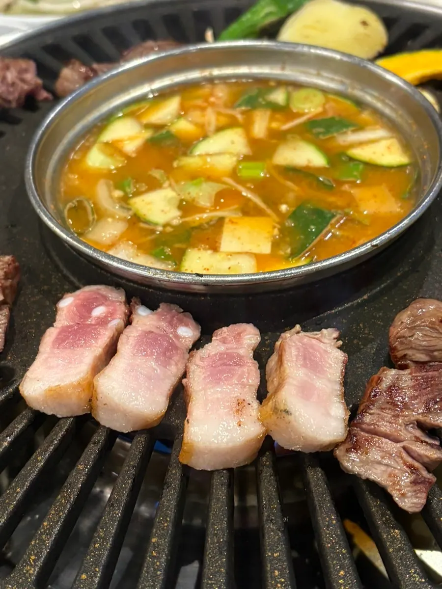 구워 먹는 티본스테이크