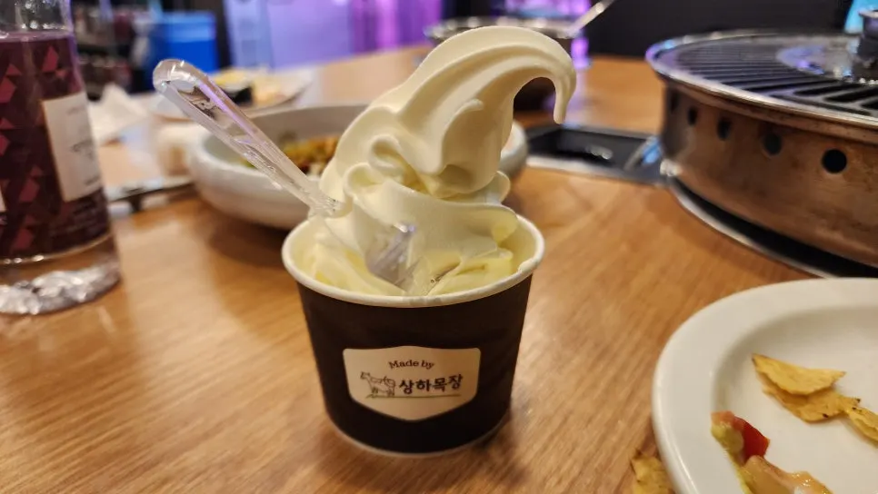 Bibim naengmyeon yang dipesan sebagai penutup