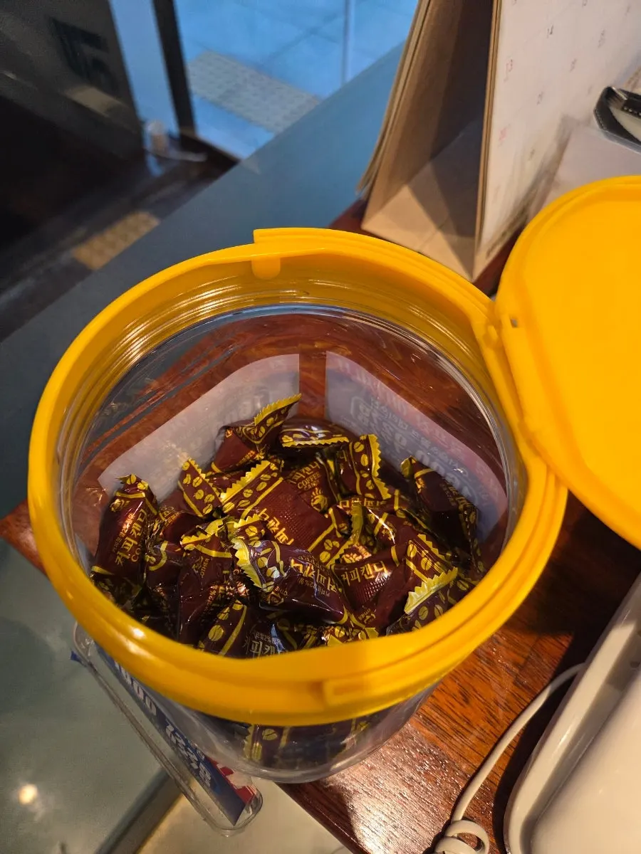 Coffee candies for after the meal