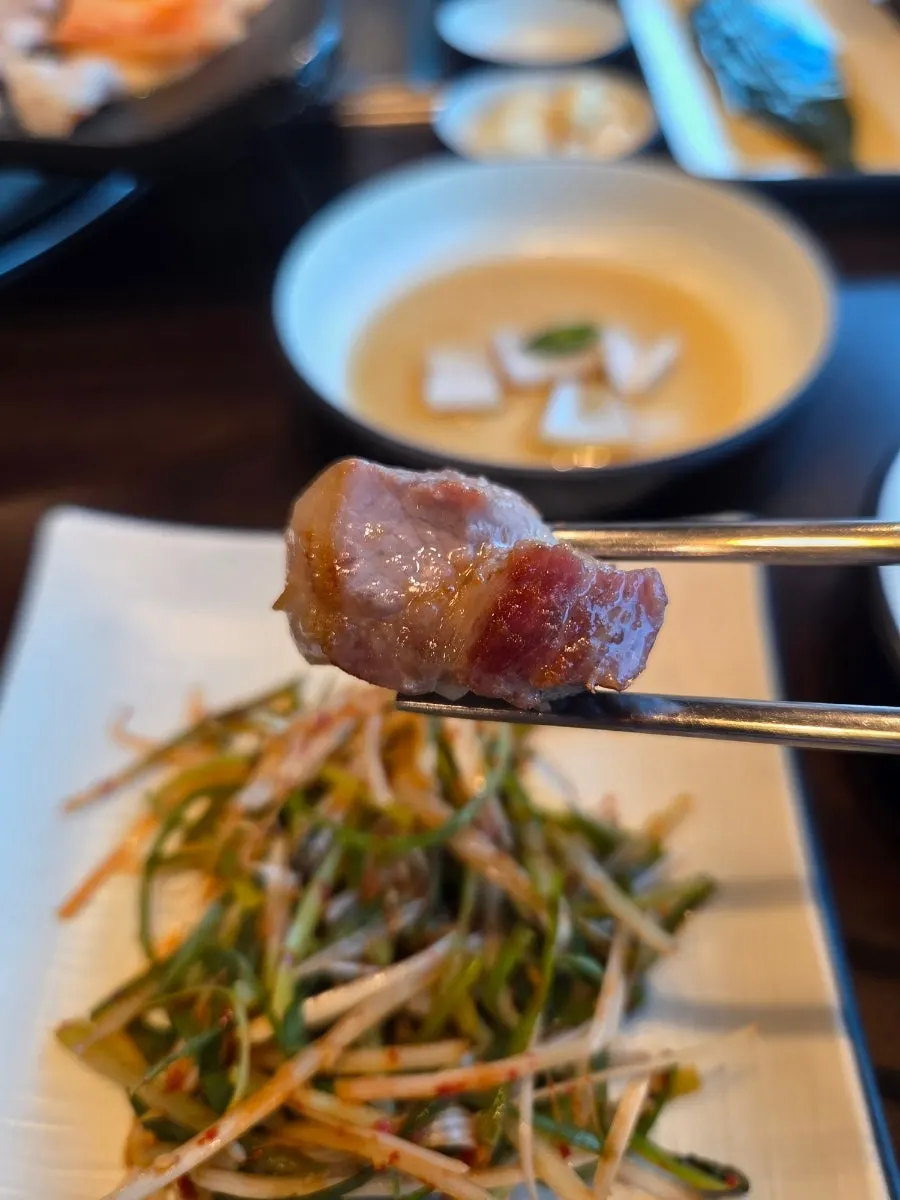 17mm 두께 저온숙성 삼겹살 단면