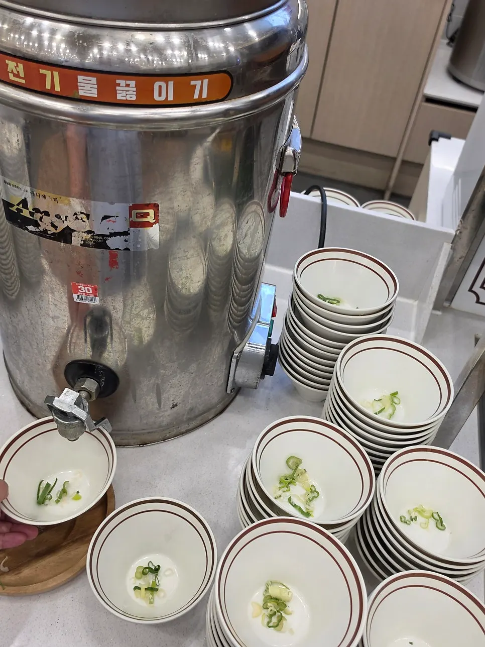 A bowl of soup