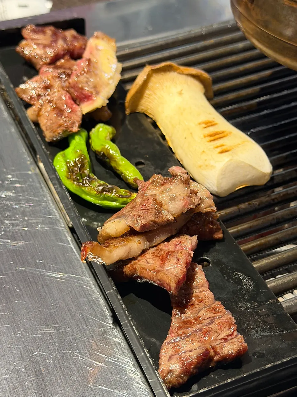 A golden-brown grilled piece of sirloin