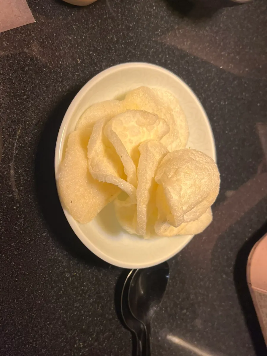 Basic anju, a cracker-style snack coated in sauce