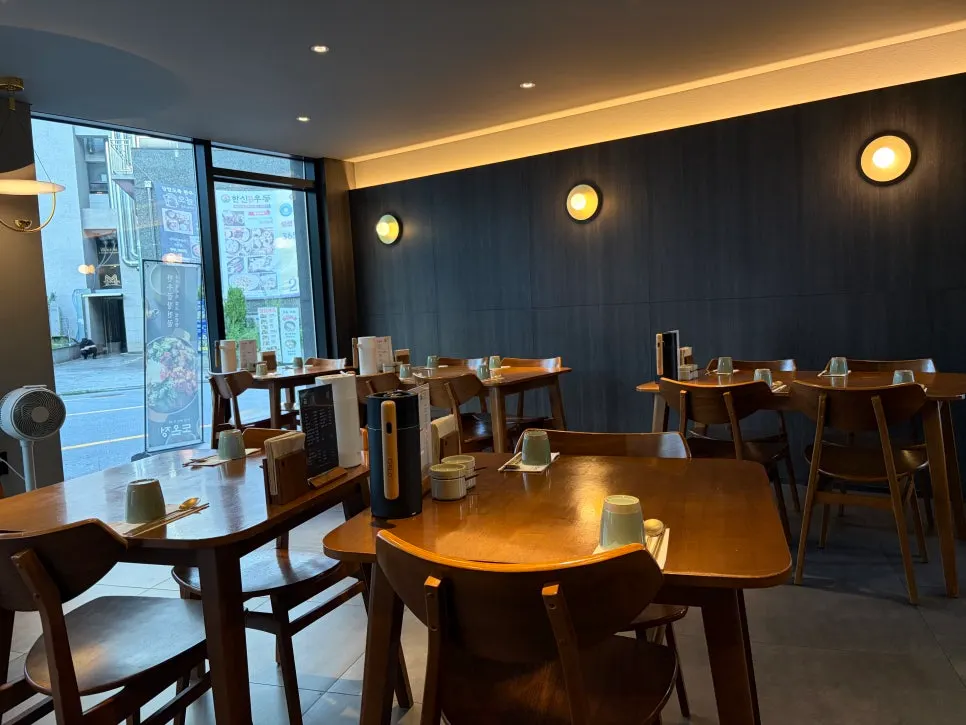 Clean and pleasant atmosphere at Doonjeong