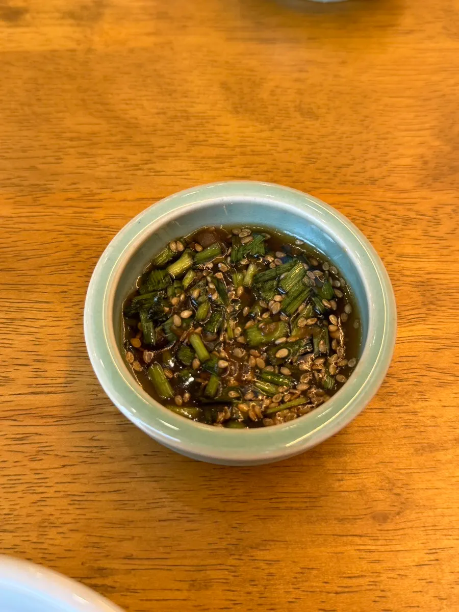 Mackerel gondre rice with special soy sauce