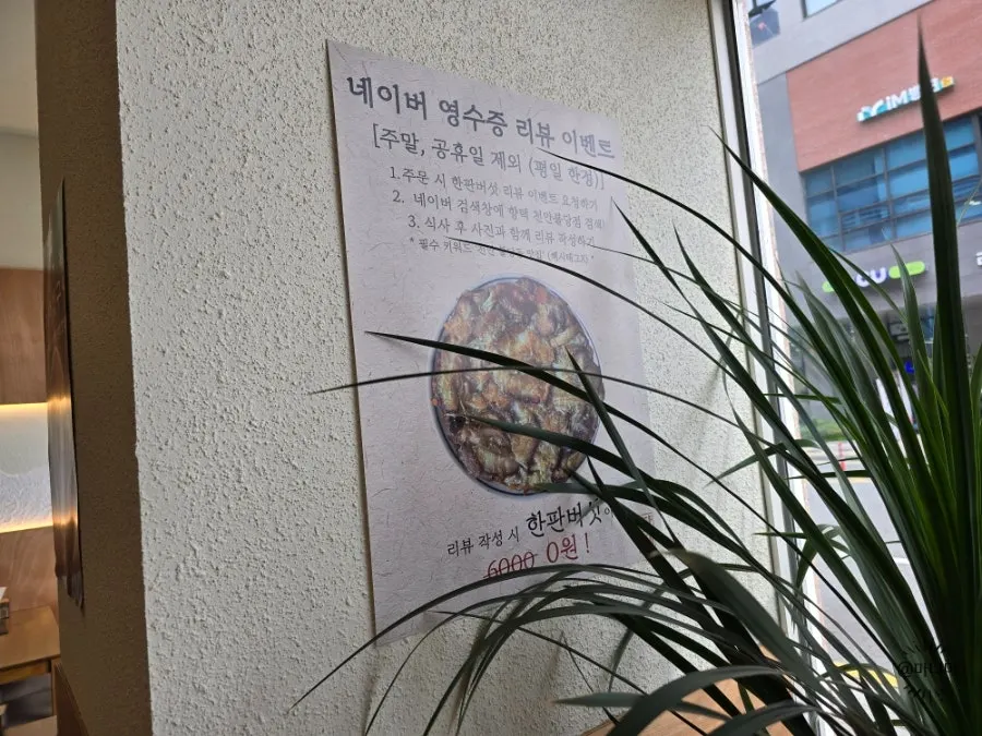평일 한판버섯을 주는 향택 리뷰이벤트 안내