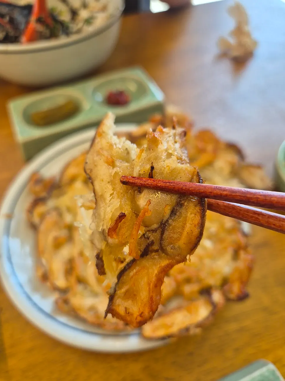 Plate of mushrooms served on a dish