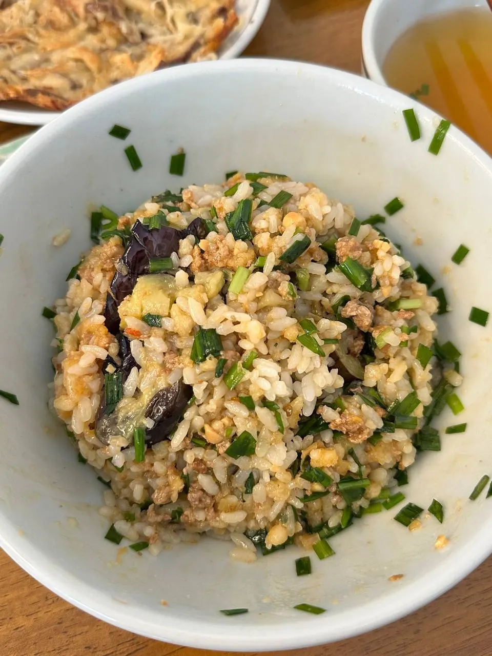 Eggplant doenjang rice wrapped in seaweed