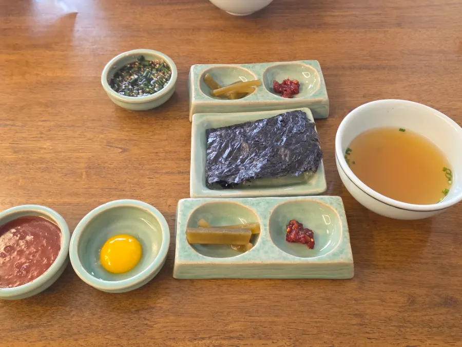 スープと丁寧な基本副菜の食卓