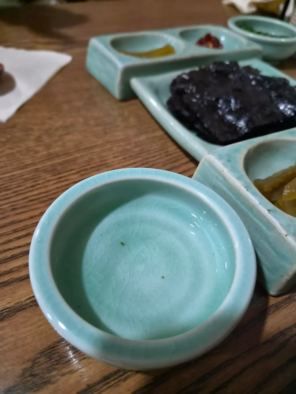 Special kelp vinegar sauce for gaji doenjang deopbap