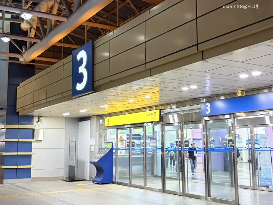 동대구역 KTX 출구에서 향택 본점으로 가는 길