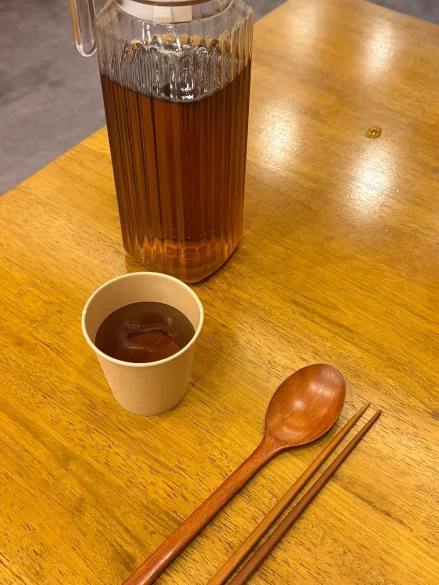 Barley tea in a cup