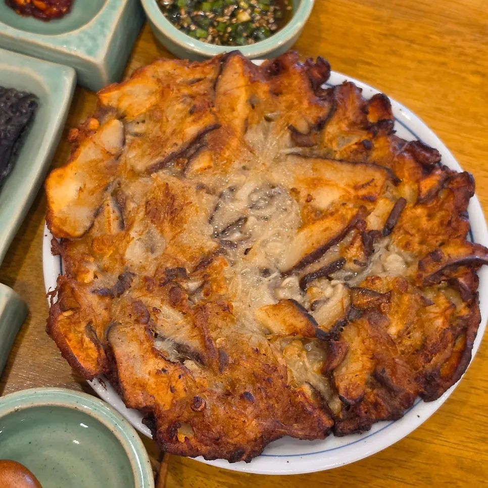 Preview of the ordered Korean meal spread