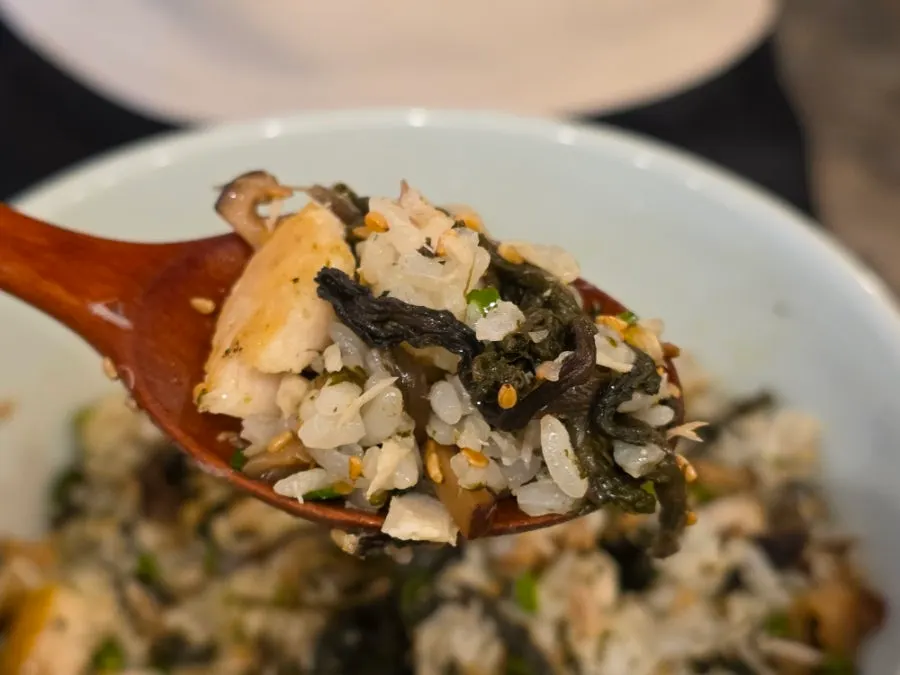 My friend's order of mackerel gondre rice