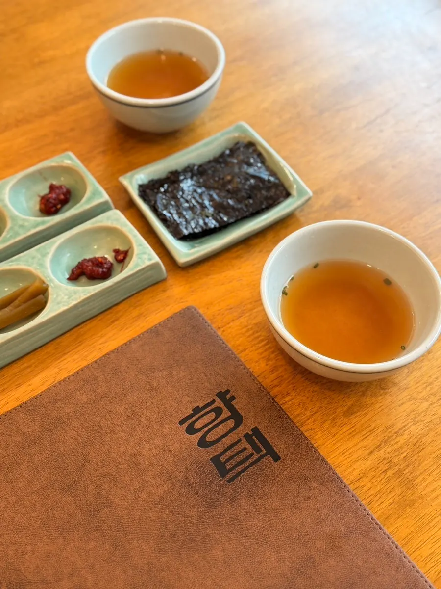 향택 특제소스와 다시마식초, 미소된장국