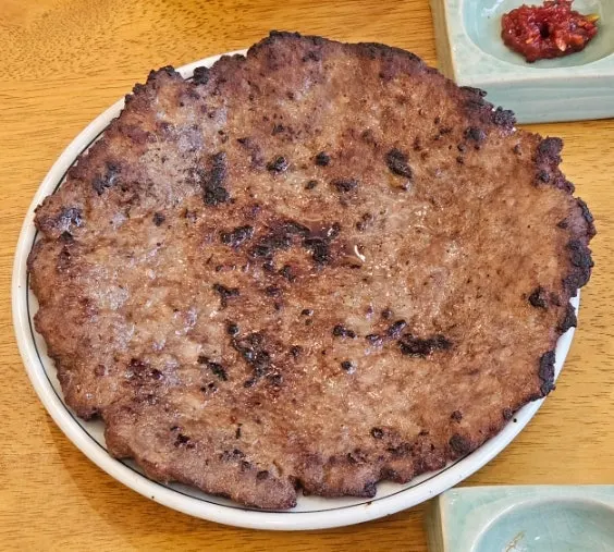 Galbi platter served free as a grand-opening treat