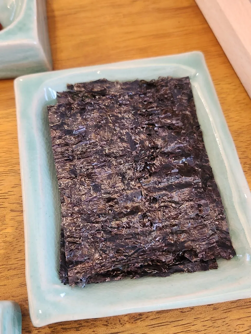Gungchae pickles, jeotgal, and gopchang gim
