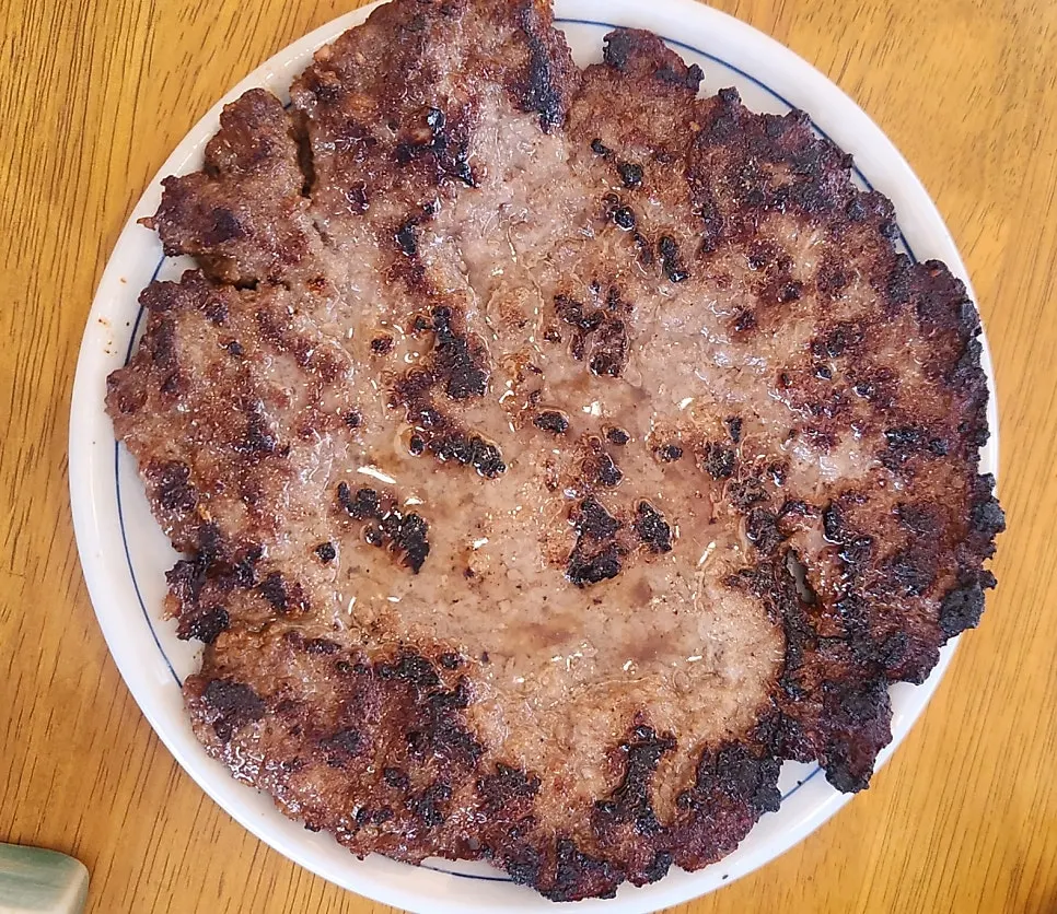 Galbi platter received from the opening event