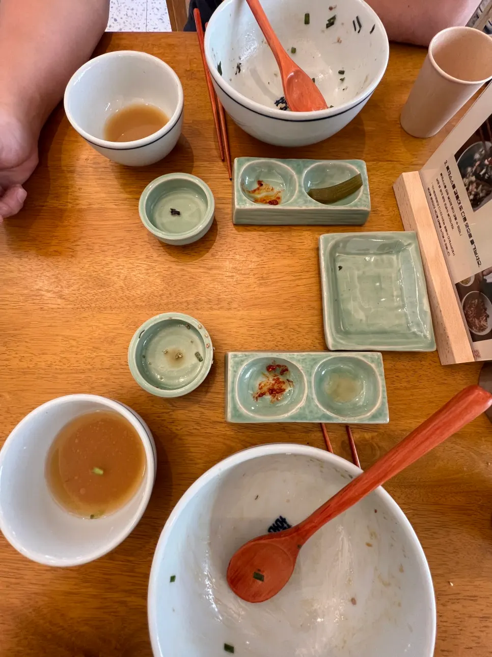 Vertical photo of Korean food at Hyangtaek Seongseo Keimyung University Branch