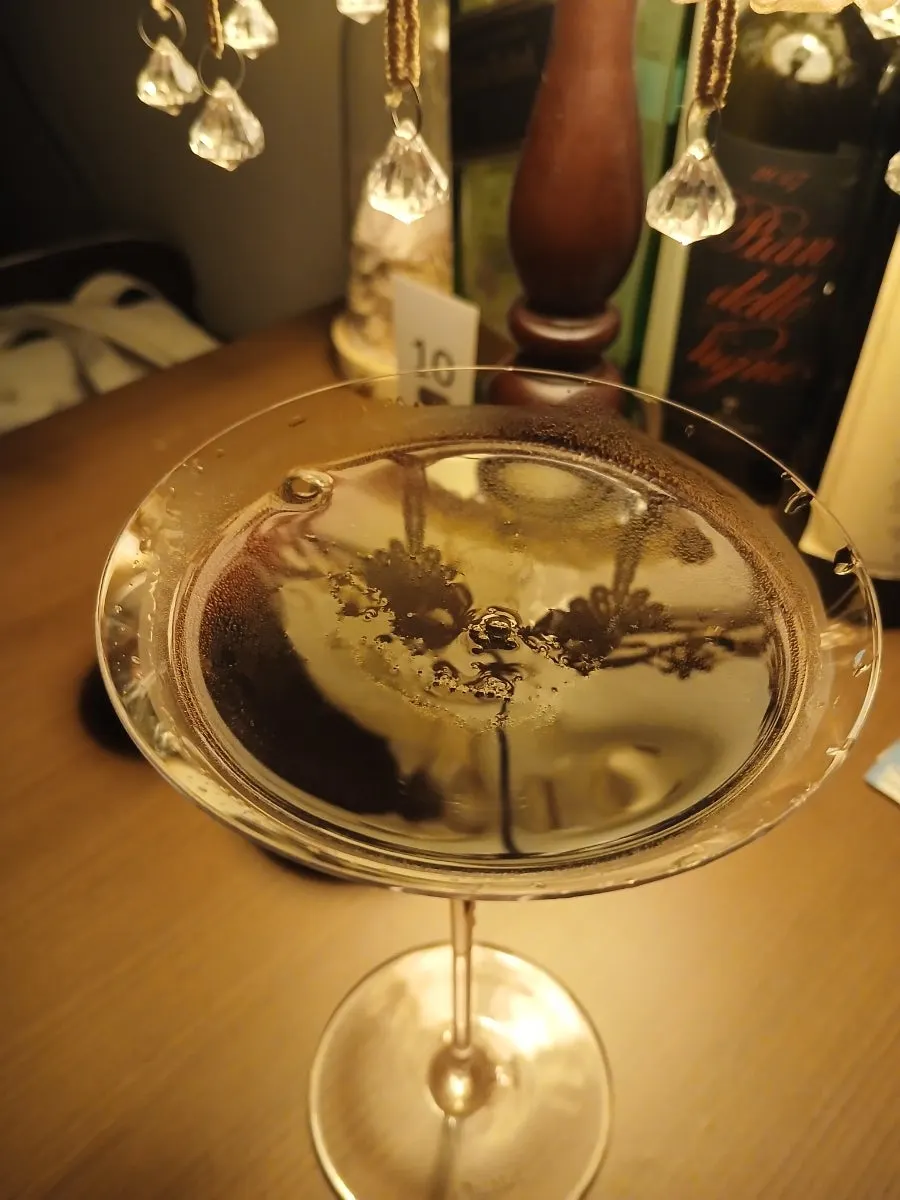 Green-hued signature cocktail 'Hyehwa'