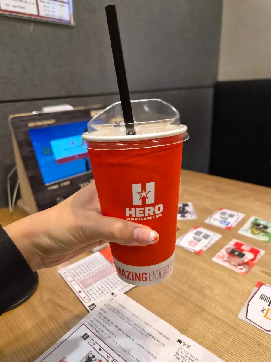 Closing shot from Hero Board Game Cafe Daehangno Branch