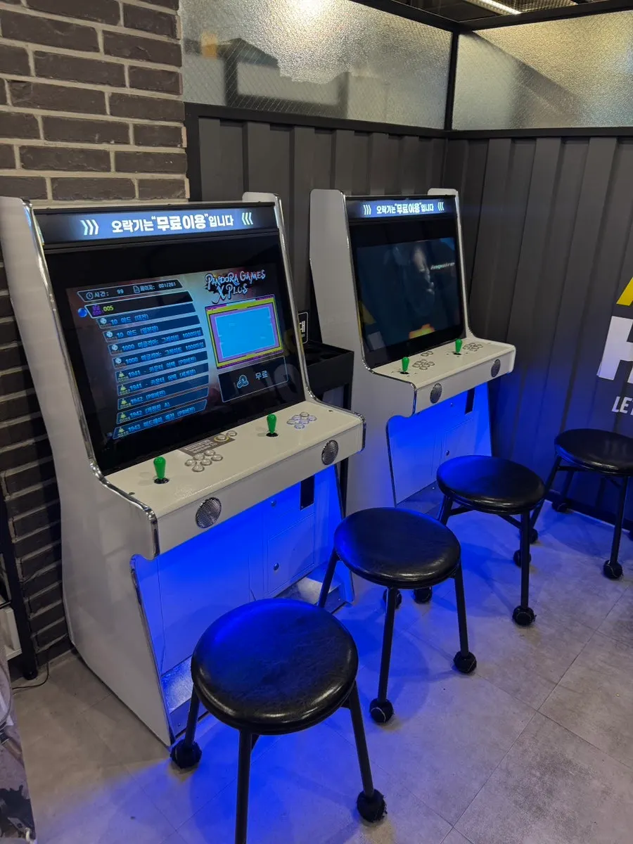 Seating at a Daehangno indoor date board game café