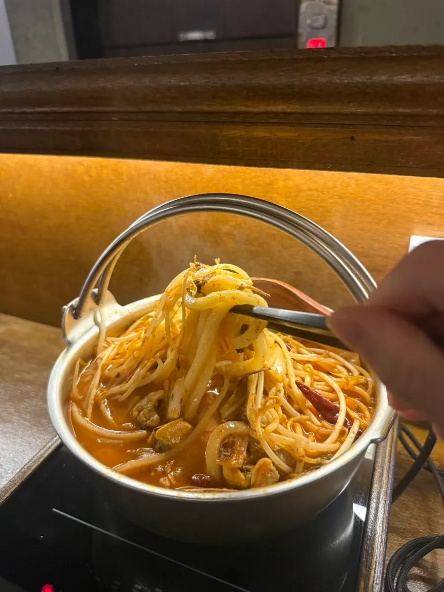 Drinking dishes and alcohol ordered at Hanamato