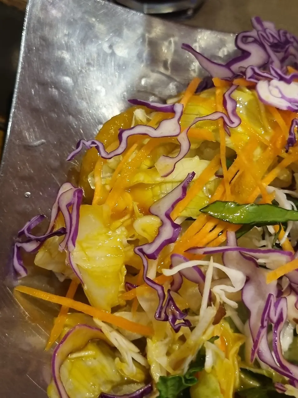 Basic side dish plate at Meono Kkameona