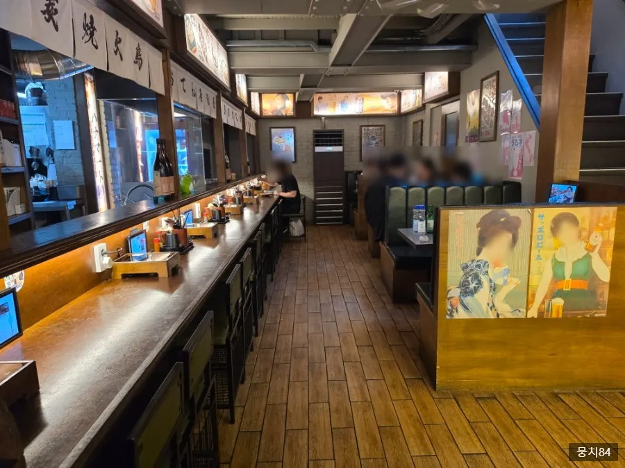 Inside Hanamato with guests right after opening