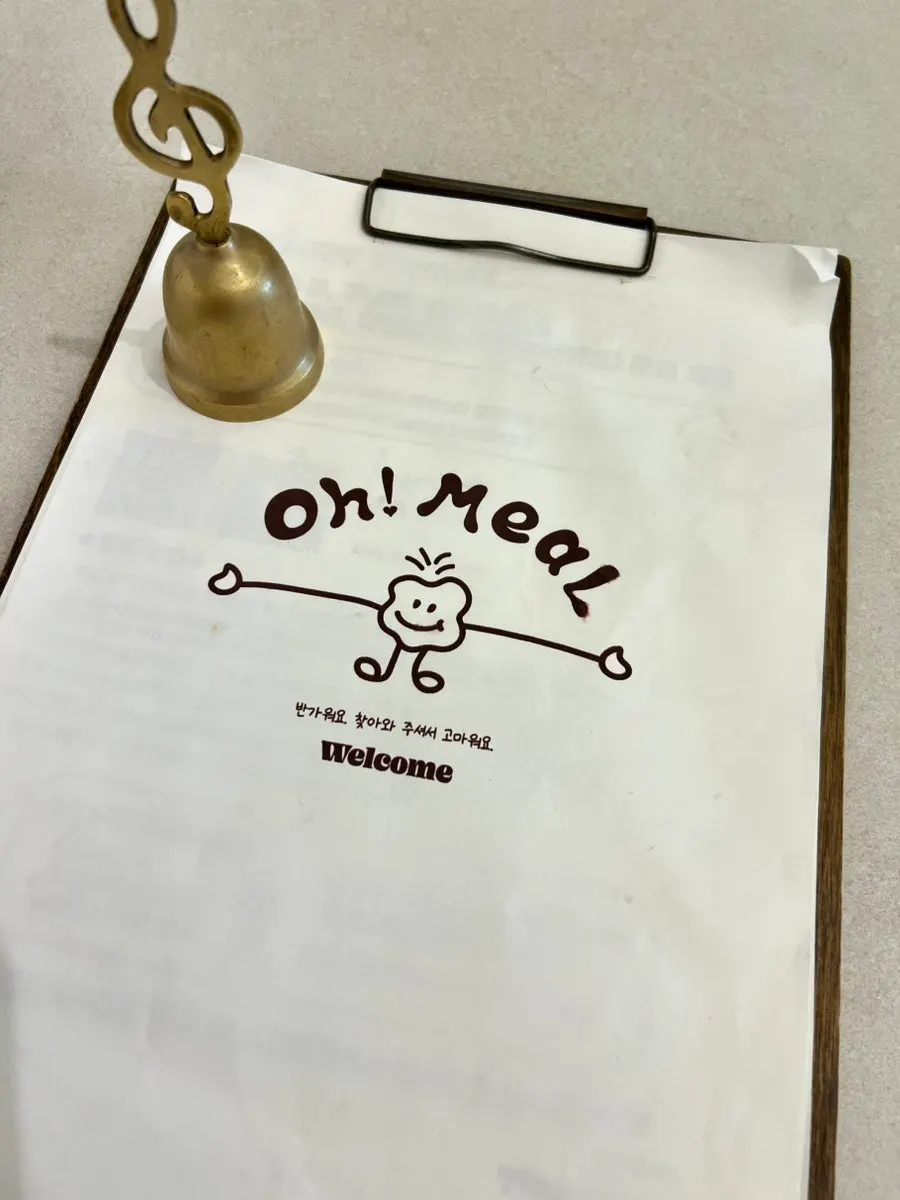 Post-order menu information at Omil Daehangno