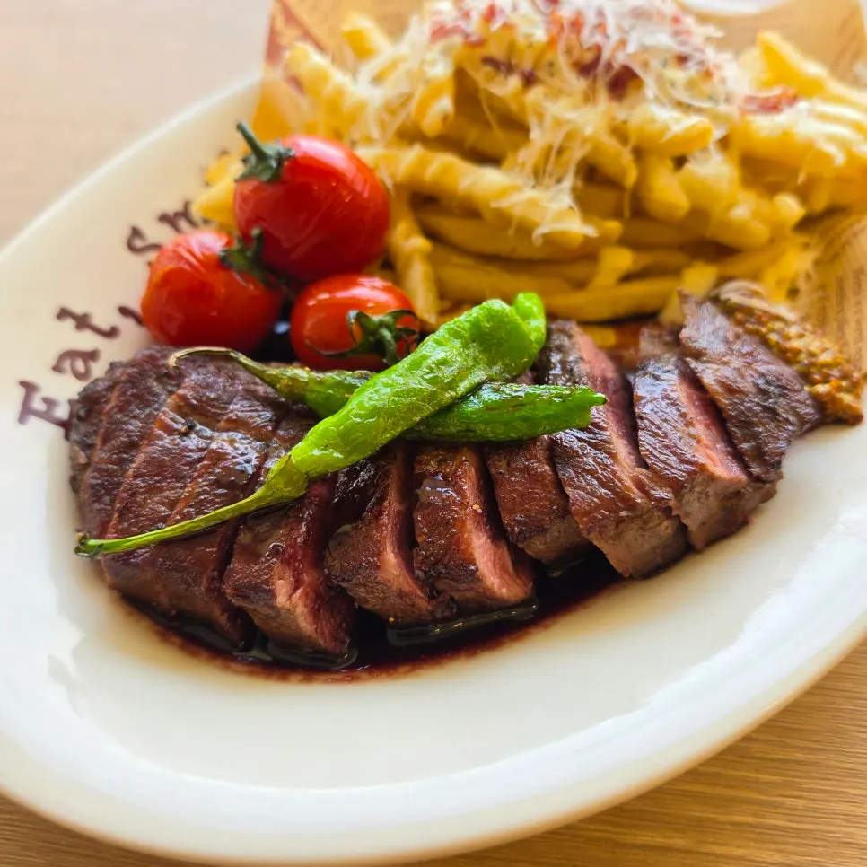 Flat iron oil steak